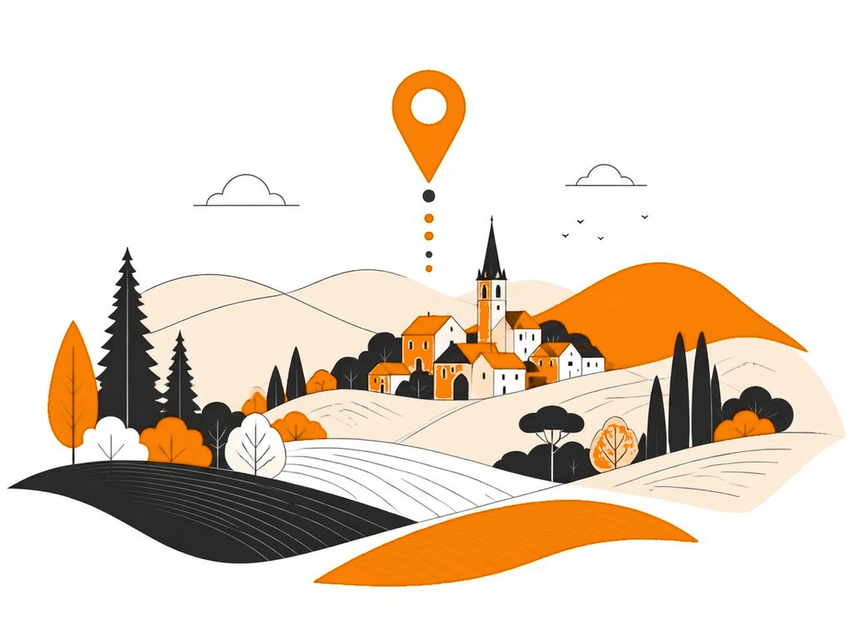 Porteur envisageant les Ardennes